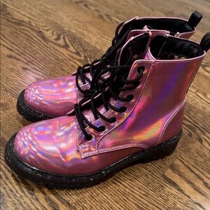 Steve Madden girls pink boots